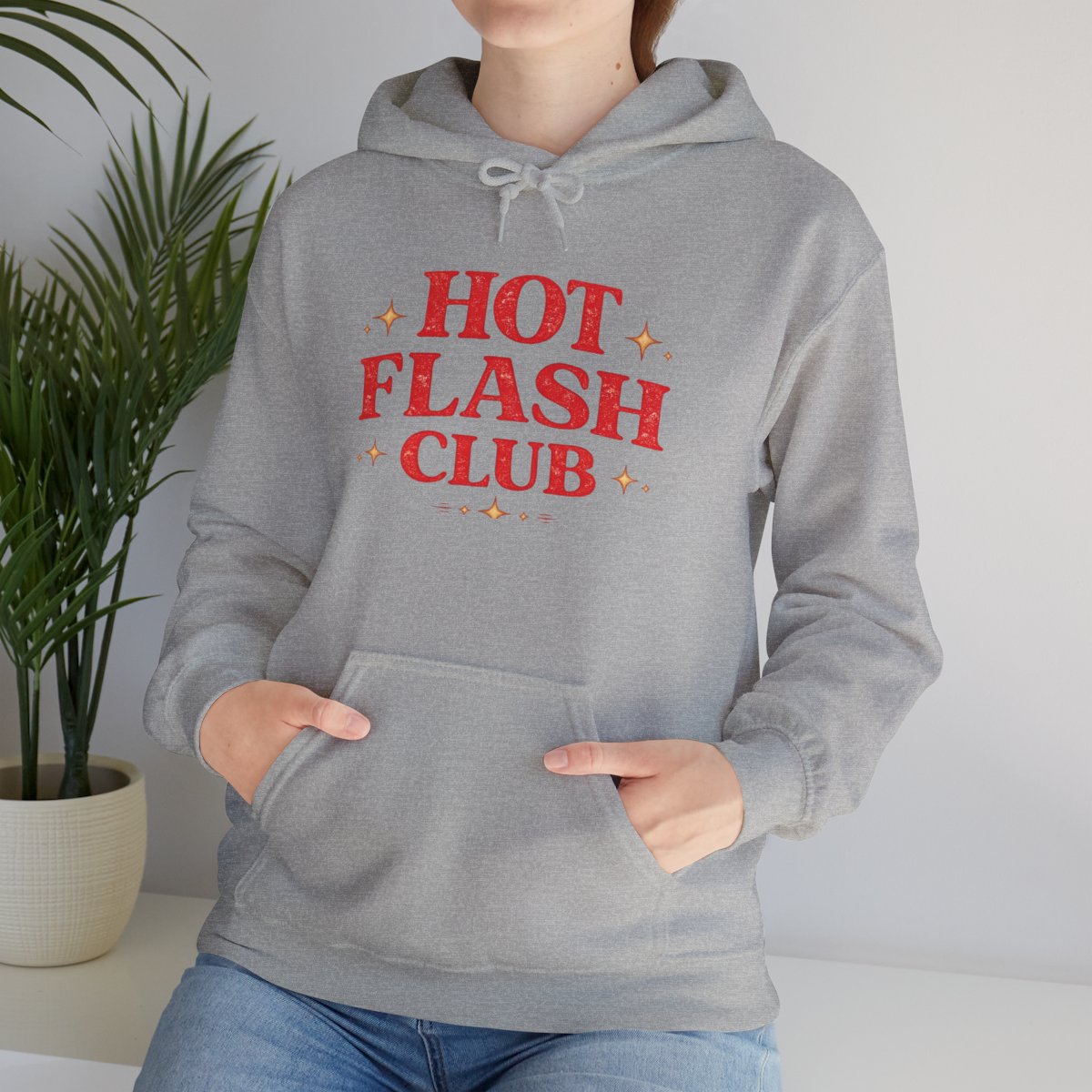 Hot Flash Club Hoodie | Retro Menopause Sweatshirt | Funny Midlife Gift